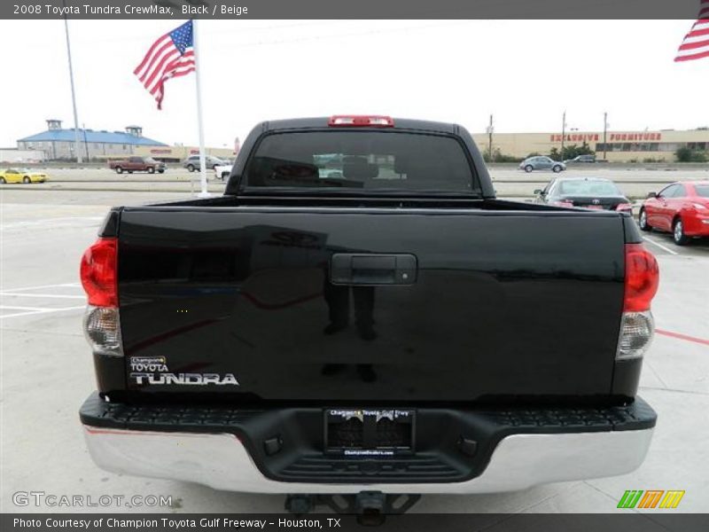 Black / Beige 2008 Toyota Tundra CrewMax