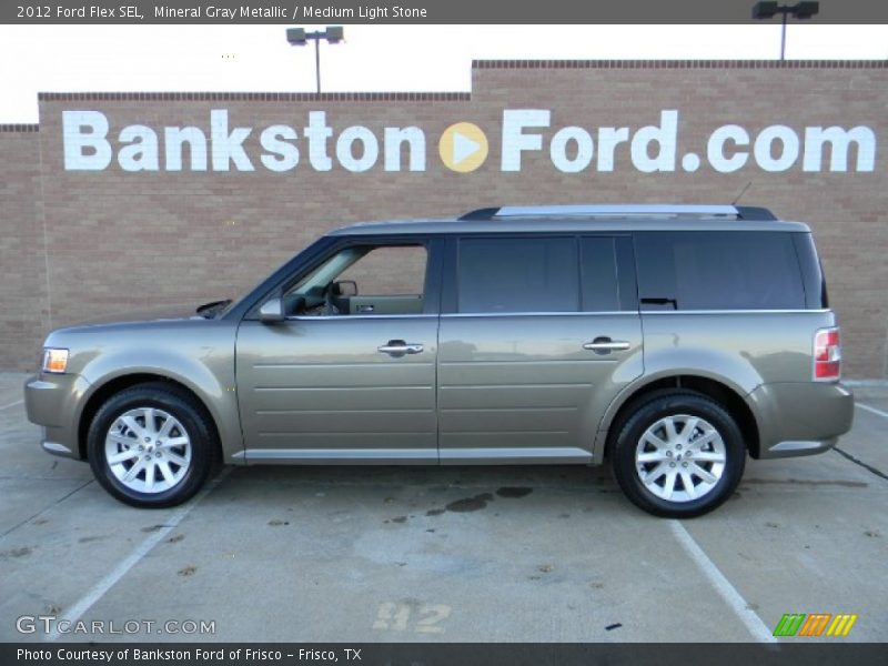 Mineral Gray Metallic / Medium Light Stone 2012 Ford Flex SEL