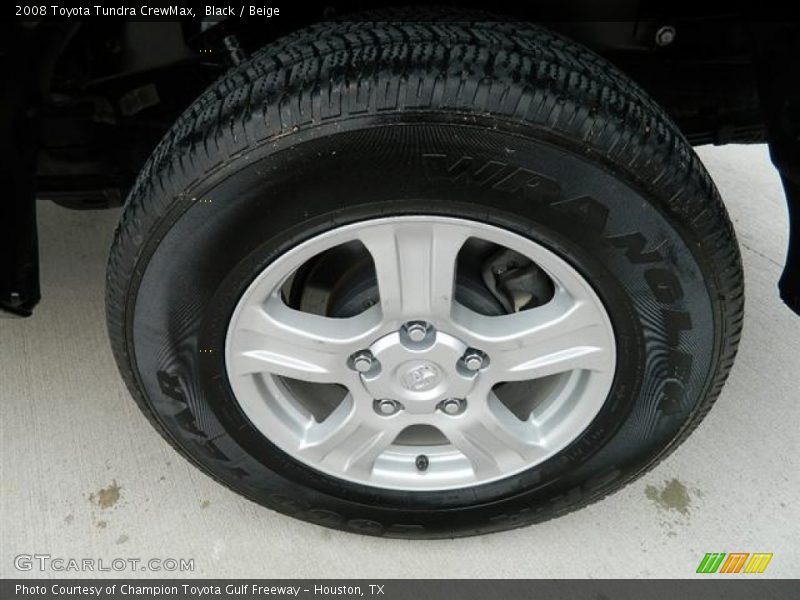 Black / Beige 2008 Toyota Tundra CrewMax
