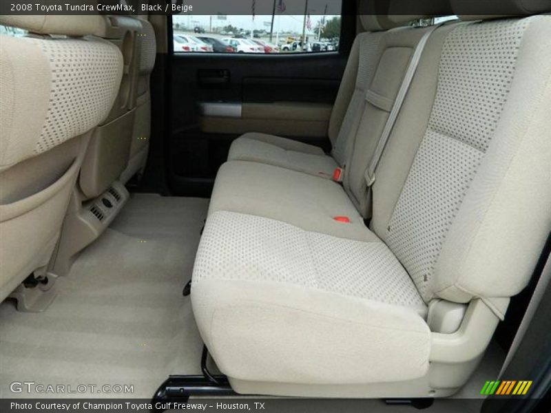 Black / Beige 2008 Toyota Tundra CrewMax