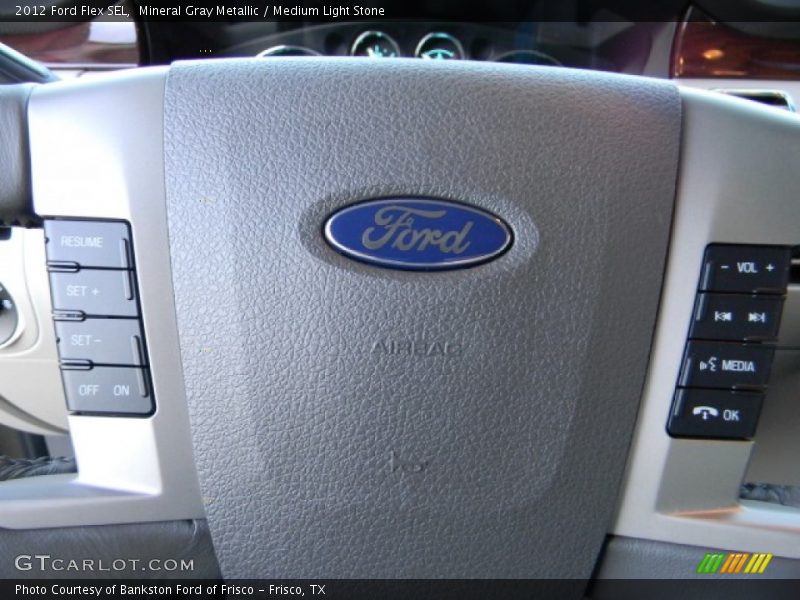 Mineral Gray Metallic / Medium Light Stone 2012 Ford Flex SEL