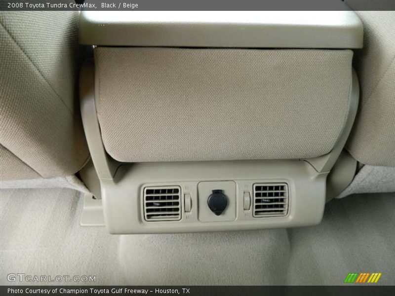 Black / Beige 2008 Toyota Tundra CrewMax