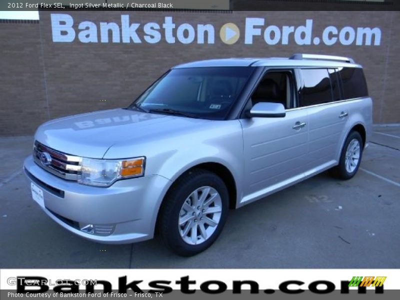 Ingot Silver Metallic / Charcoal Black 2012 Ford Flex SEL