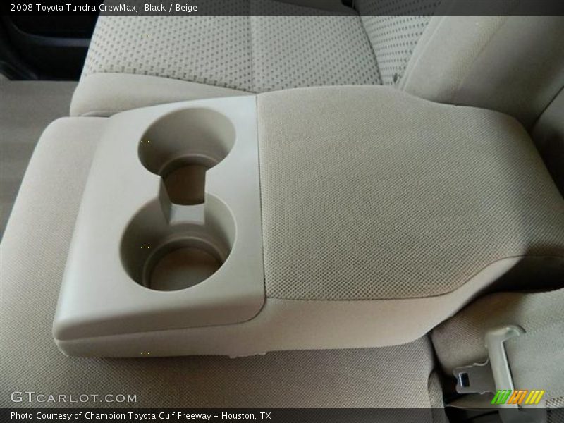 Black / Beige 2008 Toyota Tundra CrewMax
