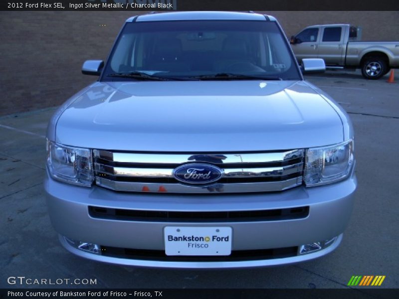 Ingot Silver Metallic / Charcoal Black 2012 Ford Flex SEL