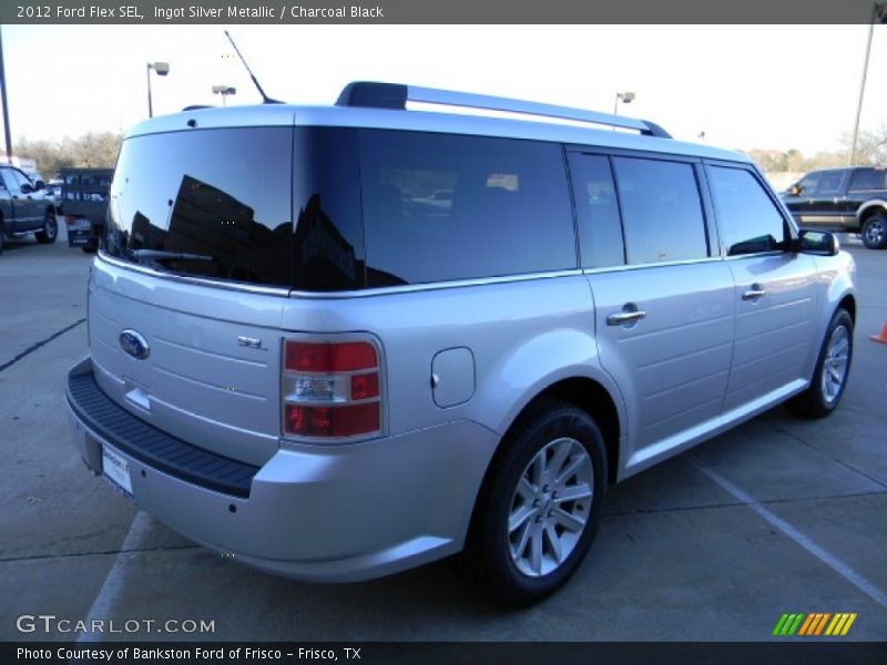 Ingot Silver Metallic / Charcoal Black 2012 Ford Flex SEL