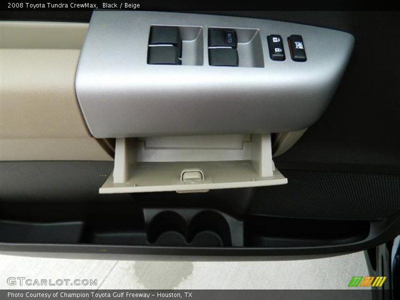 Black / Beige 2008 Toyota Tundra CrewMax