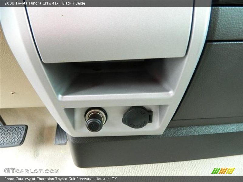 Black / Beige 2008 Toyota Tundra CrewMax