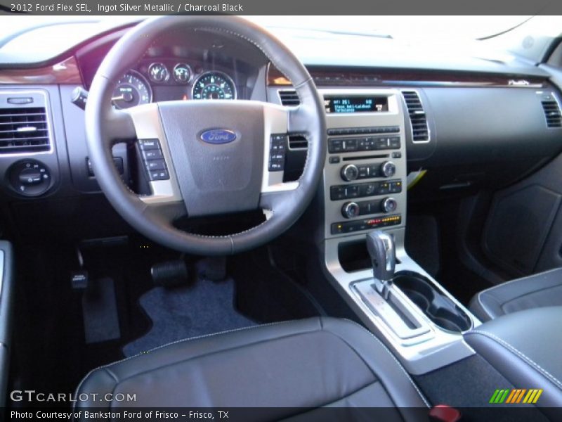 Ingot Silver Metallic / Charcoal Black 2012 Ford Flex SEL