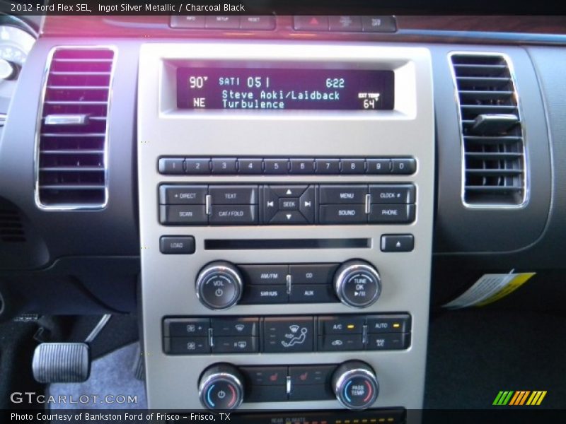 Ingot Silver Metallic / Charcoal Black 2012 Ford Flex SEL