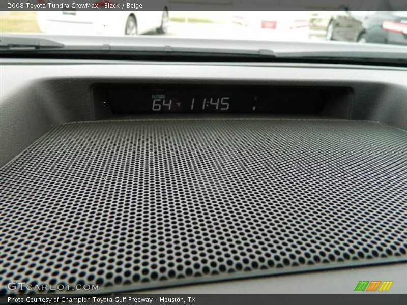 Black / Beige 2008 Toyota Tundra CrewMax