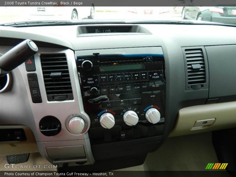 Black / Beige 2008 Toyota Tundra CrewMax