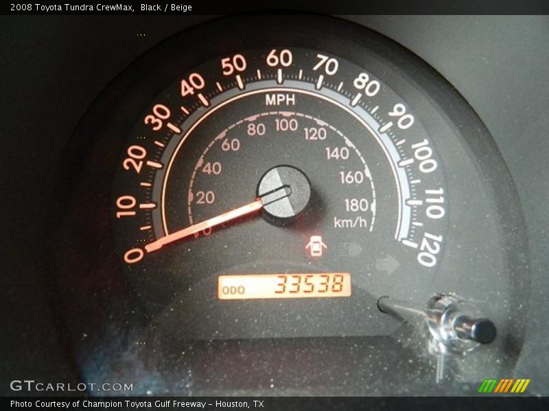Black / Beige 2008 Toyota Tundra CrewMax