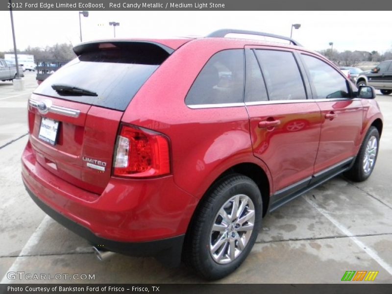 Red Candy Metallic / Medium Light Stone 2012 Ford Edge Limited EcoBoost