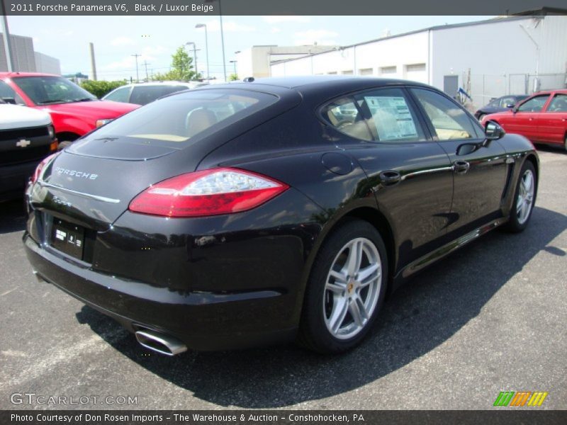 Black / Luxor Beige 2011 Porsche Panamera V6