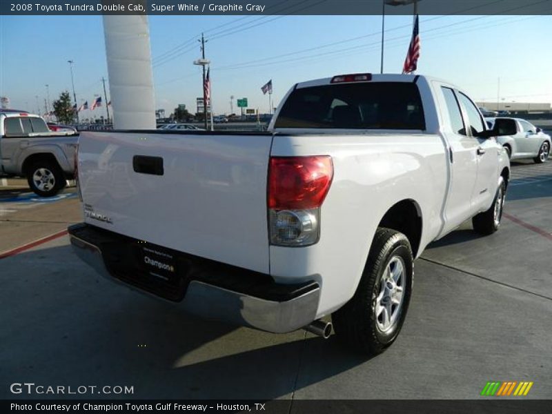 Super White / Graphite Gray 2008 Toyota Tundra Double Cab