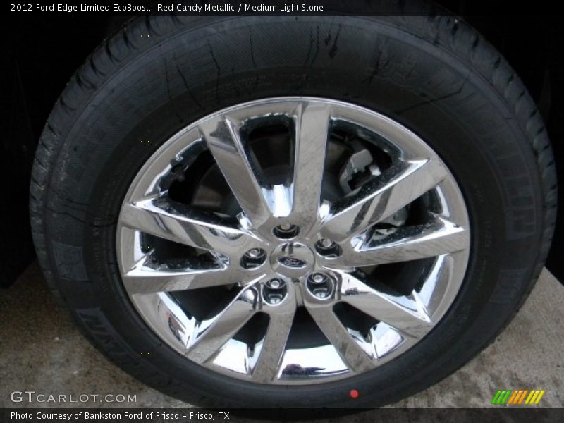 Red Candy Metallic / Medium Light Stone 2012 Ford Edge Limited EcoBoost