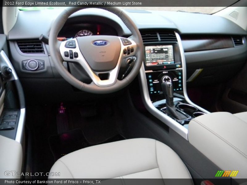 Red Candy Metallic / Medium Light Stone 2012 Ford Edge Limited EcoBoost