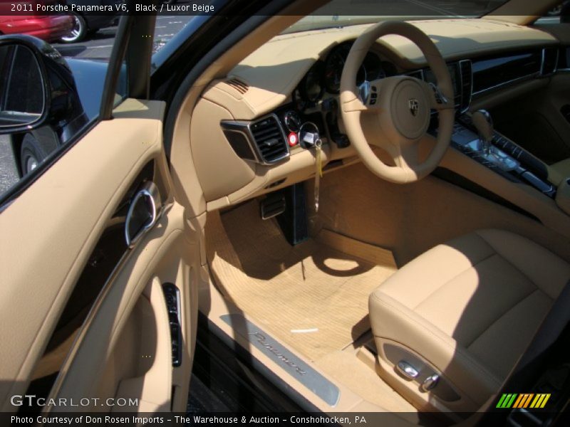 Black / Luxor Beige 2011 Porsche Panamera V6