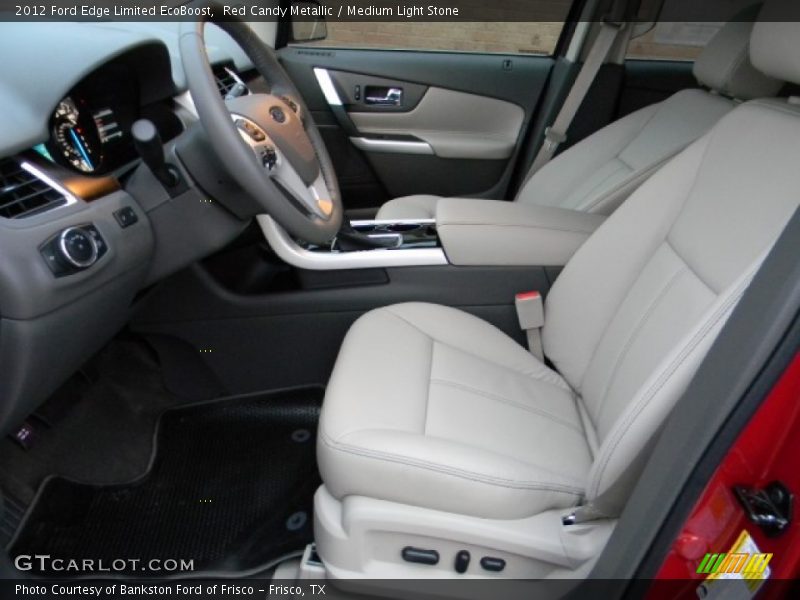 Red Candy Metallic / Medium Light Stone 2012 Ford Edge Limited EcoBoost