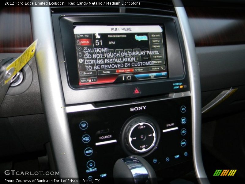 Red Candy Metallic / Medium Light Stone 2012 Ford Edge Limited EcoBoost
