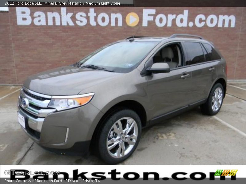 Mineral Grey Metallic / Medium Light Stone 2012 Ford Edge SEL