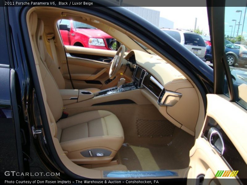Black / Luxor Beige 2011 Porsche Panamera V6