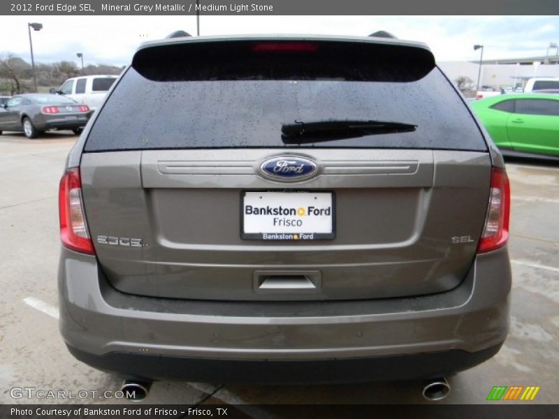 Mineral Grey Metallic / Medium Light Stone 2012 Ford Edge SEL