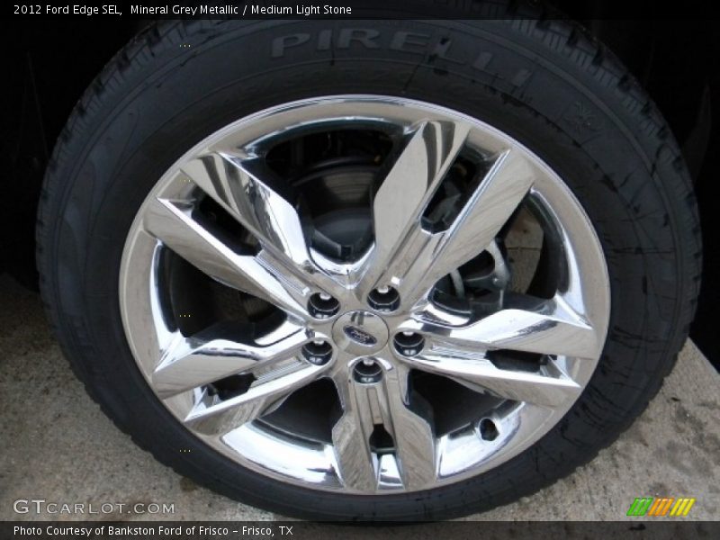 Mineral Grey Metallic / Medium Light Stone 2012 Ford Edge SEL