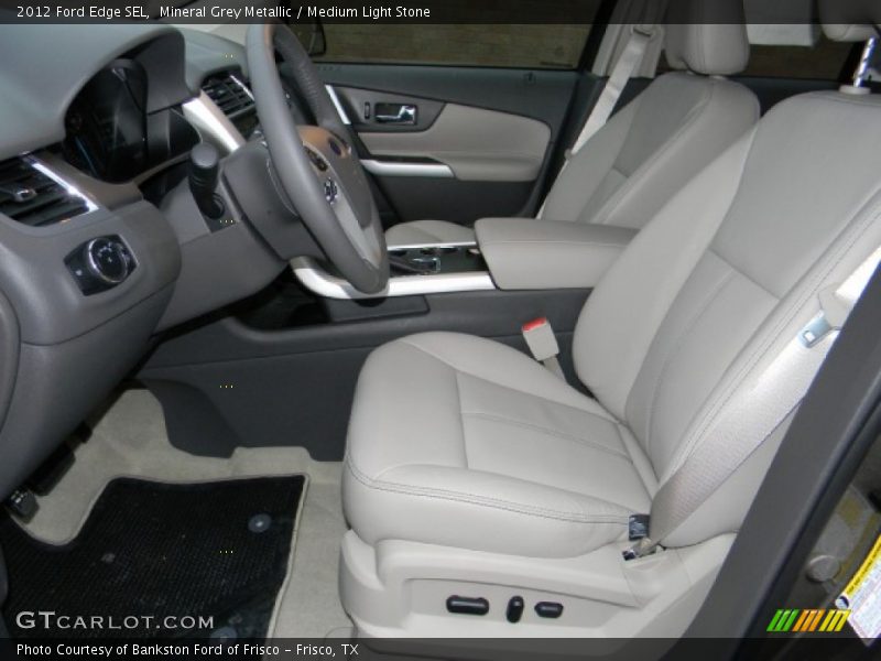 Mineral Grey Metallic / Medium Light Stone 2012 Ford Edge SEL