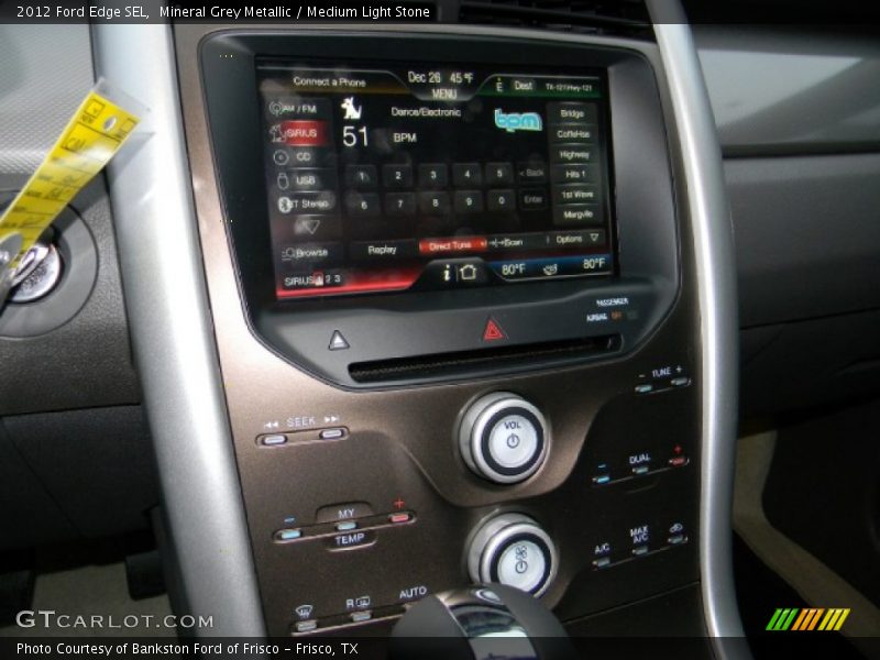 Mineral Grey Metallic / Medium Light Stone 2012 Ford Edge SEL