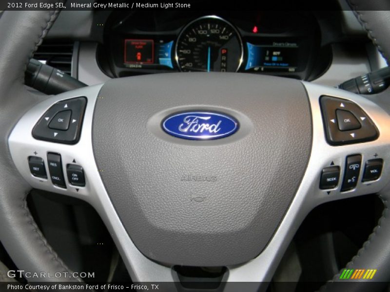Mineral Grey Metallic / Medium Light Stone 2012 Ford Edge SEL
