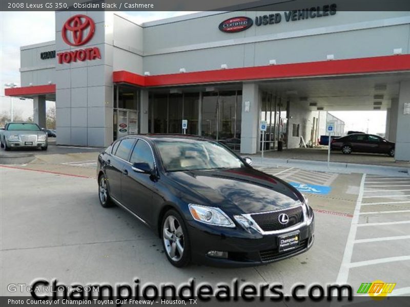 Obsidian Black / Cashmere 2008 Lexus GS 350