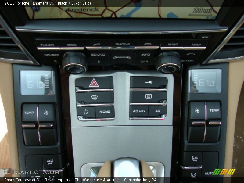 Controls of 2011 Panamera V6