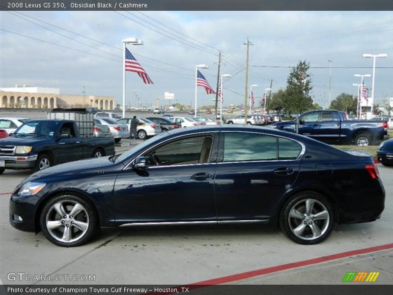 Obsidian Black / Cashmere 2008 Lexus GS 350