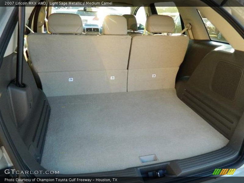 Light Sage Metallic / Medium Camel 2007 Lincoln MKX AWD