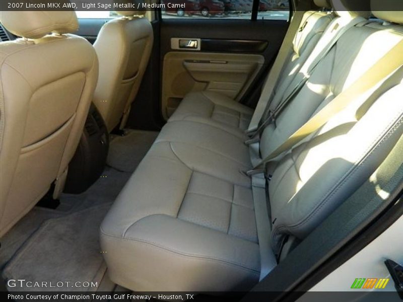 Light Sage Metallic / Medium Camel 2007 Lincoln MKX AWD