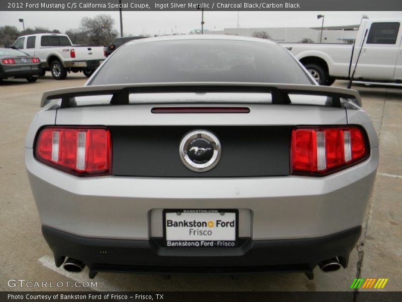 Ingot Silver Metallic / Charcoal Black/Carbon Black 2012 Ford Mustang C/S California Special Coupe