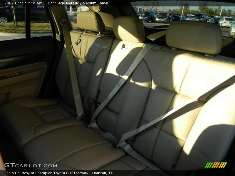 Light Sage Metallic / Medium Camel 2007 Lincoln MKX AWD