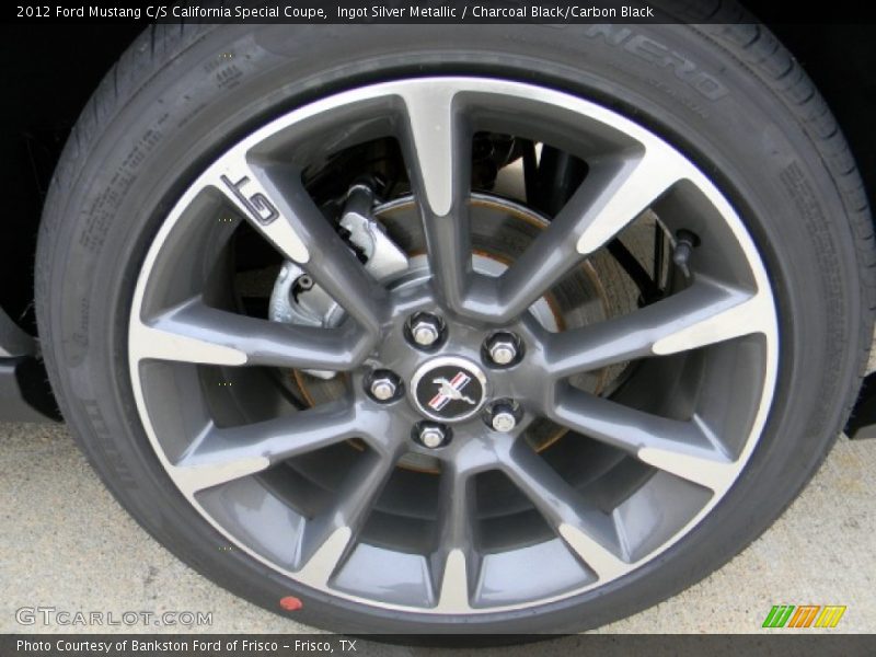 Ingot Silver Metallic / Charcoal Black/Carbon Black 2012 Ford Mustang C/S California Special Coupe