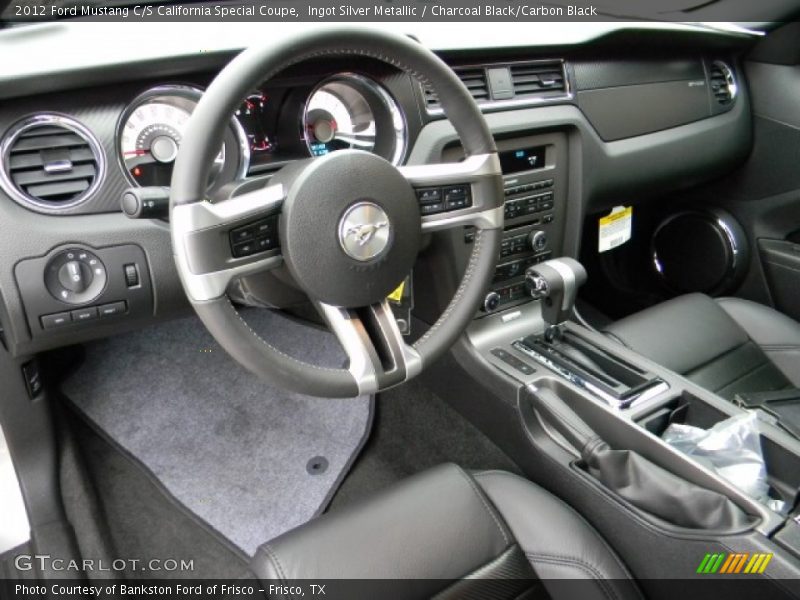 Ingot Silver Metallic / Charcoal Black/Carbon Black 2012 Ford Mustang C/S California Special Coupe