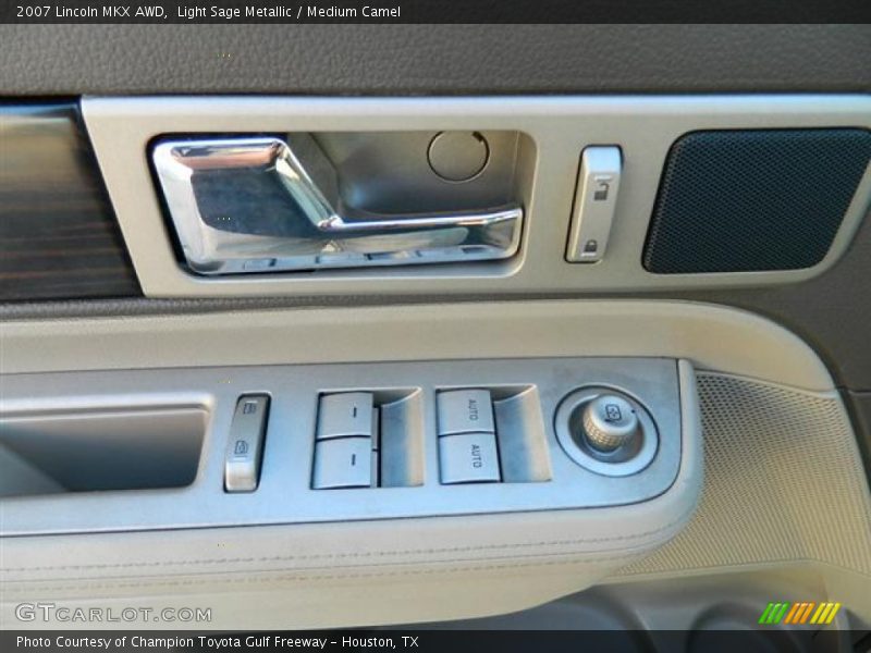 Light Sage Metallic / Medium Camel 2007 Lincoln MKX AWD