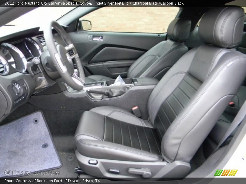 Ingot Silver Metallic / Charcoal Black/Carbon Black 2012 Ford Mustang C/S California Special Coupe