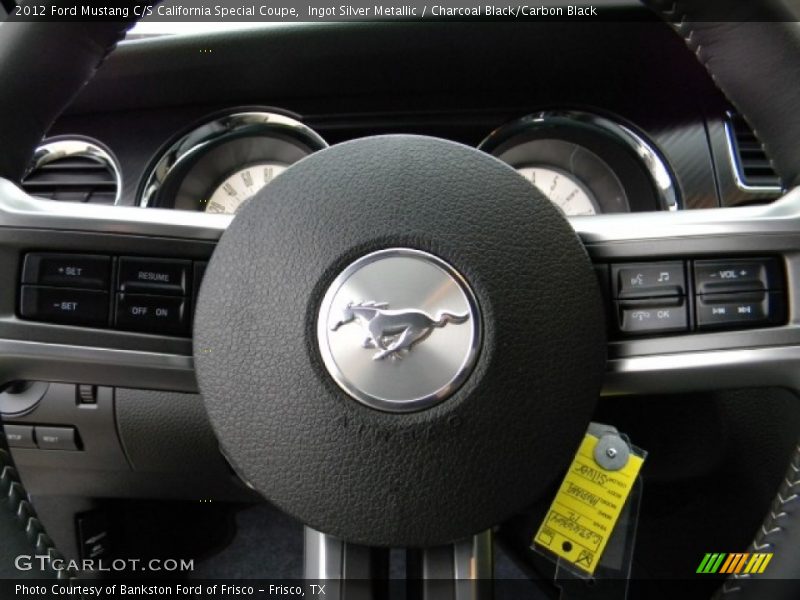 Ingot Silver Metallic / Charcoal Black/Carbon Black 2012 Ford Mustang C/S California Special Coupe