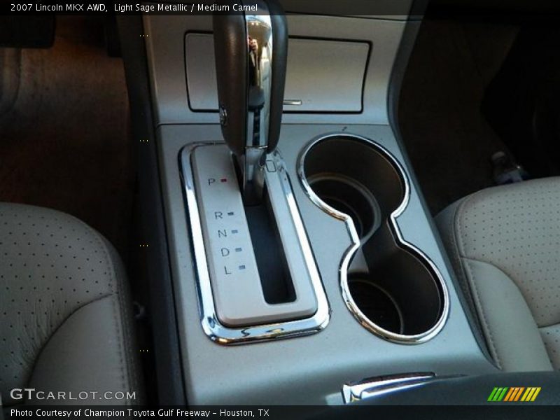 Light Sage Metallic / Medium Camel 2007 Lincoln MKX AWD