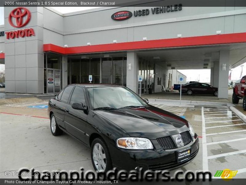 Blackout / Charcoal 2006 Nissan Sentra 1.8 S Special Edition