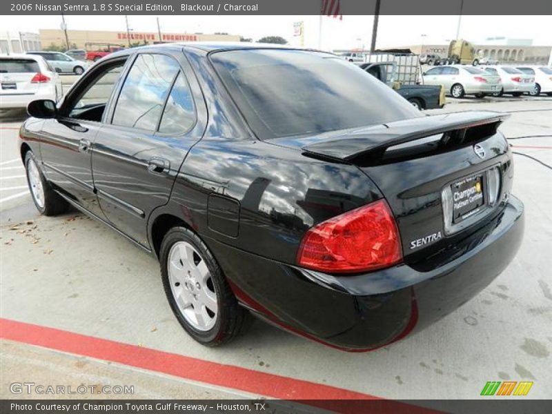 Blackout / Charcoal 2006 Nissan Sentra 1.8 S Special Edition