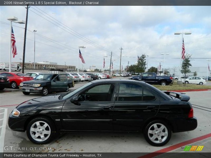 Blackout / Charcoal 2006 Nissan Sentra 1.8 S Special Edition