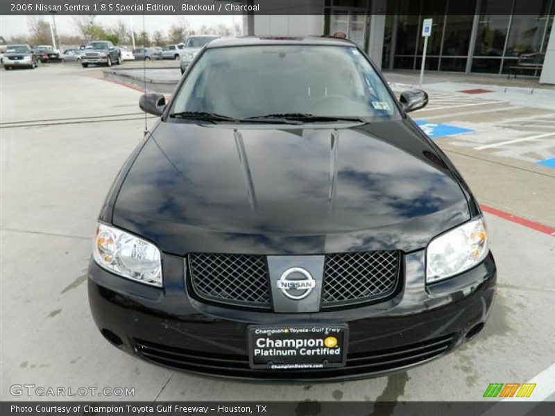 Blackout / Charcoal 2006 Nissan Sentra 1.8 S Special Edition