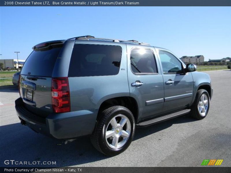 Blue Granite Metallic / Light Titanium/Dark Titanium 2008 Chevrolet Tahoe LTZ
